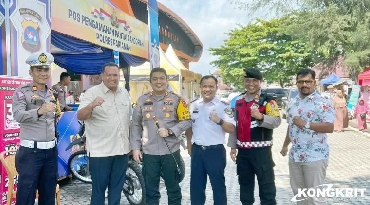 Sekda Kota Pariaman dan Kapolres Berikan Dukungan pada Petugas Pengamanan Lebaran