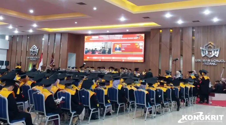 Pelaksanaan Wisuda 377 Wisudawan UIN IB Padang di Hari Kedua, Minggu 28 April 2024.