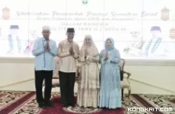 Bupati dan Wakil Bupati Pasaman Barat Hadiri Open House di Auditorium Gubernuran Sumatera Barat