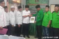 DPC PPP Terima Pengembalian Formulir Pendaftaran Iman Irdian Saragih sebagai Calon Walikota Tebingtinggi Periode 2024-2029