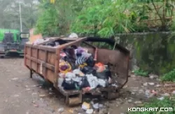 Kontainer Sampah di Taman Pramuka Tanjung Harapan Rusak, DLH Akan Laporkan ke Pihak Berwajib