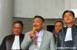 Wakil Ketua Tim Pembela Prabowo-Gibran, Otto Hasibuan. (Foto: Channel9.id)
