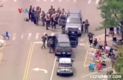 Penembakan massal di Chicago. (Foto: Republika)