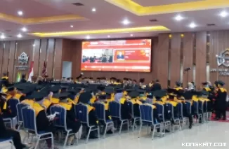 Pelaksanaan Wisuda 377 Wisudawan UIN IB Padang di Hari Kedua, Minggu 28 April 2024.