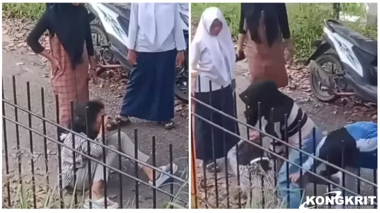 Aksi Bullying di Nagari Saniangbaka Hebohkan Media Sosial, Netizen Tuntut Keadilan. (Foto : Kongkrit.com)