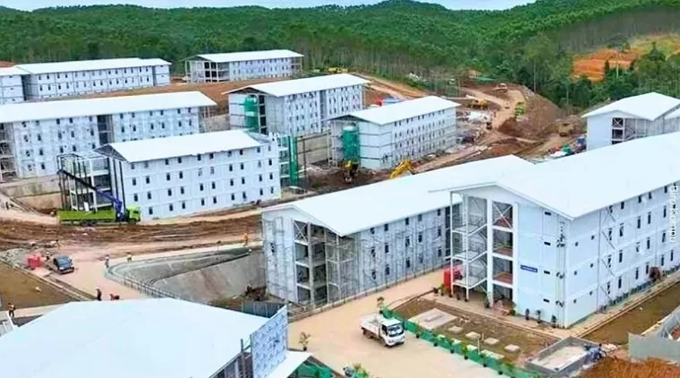Teknologi Mobox yang dipakai untuk pembangunan hunian pekerja di IKN