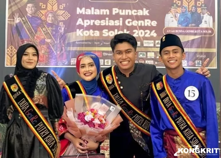 Muhammad Alif dan Zulfa Zuriati Raih Gelar Duta GenRe Kota Solok 2024