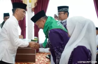 167 Calon Haji Kabupaten Solok Diberangkatkan Menuju Tanah Suci, Medison Berikan Doa dan Dukungan