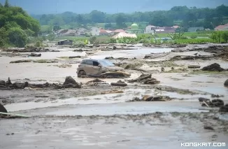 Banjir Lahar Dingin Gunung Marapi Tewaskan 27 Orang, Nagari Bukik Batabuah Terdampak Paling Parah. (Foto : Dok. Istimewa)