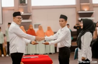 Bupati Solok Lantik 401 PPPK Formasi Guru Tahun 2023 di Kabupaten Solok dan Serahkan Reward Pemenang MTQ