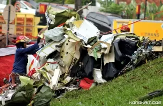 Kecelakaan Pesawat Latih Tecnam P2006T di Serpong, Fakta dan Kronologi. (Foto : Dok. Istimewa)