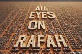 Netanyahu Sebut Serangan ke Rafah Adalah Kesalahan Teknis, Slogan All Eyes On Rafah Menggema di Seluruh Dunia. (Foto : Dok. Istimewa)
