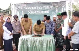 Pembangunan Masjid Maimunah Dimulai di Atas Tanah Wakaf di Kota Pariaman