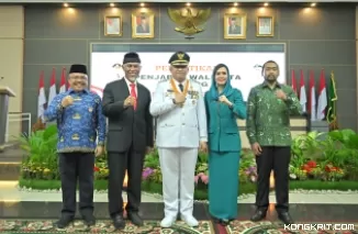 SAH, Andree Algamar Resmi Dilantik Gubernur Sumbar sebagai Pj Wali Kota Padang