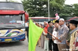Suhatri Bur Lepas 229 Calon Jemaah Haji Padang Pariaman, Doakan Kelancaran Ibadah