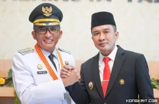 Wali Kota dan Wakil Wali Kota Padang Berpamitan dengan Saling Pujian