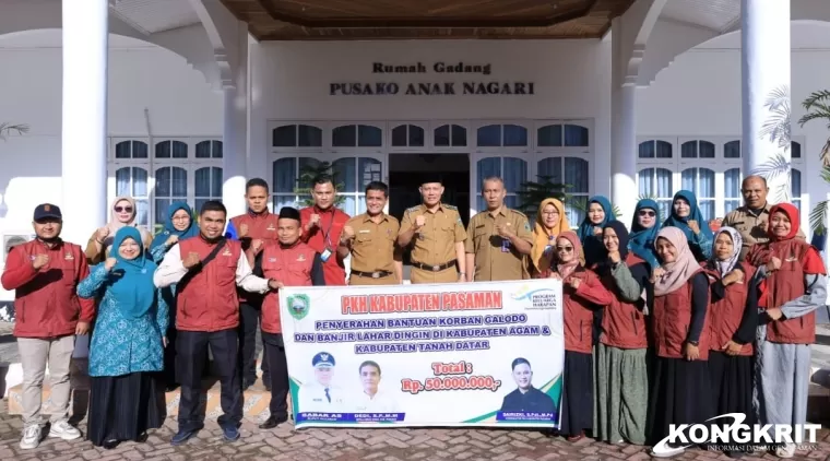 Bupati Sabar AS Apresiasi Tim PKH Pasaman Salurkan Bantuan untuk Korban Bencana di Sumbar