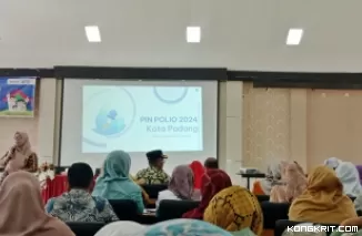 Dinkes Padang Gelar Sosialisasi PIN Polio 2024 Putaran Kedua, Targetkan 95 Persen  Anak Terlindungi