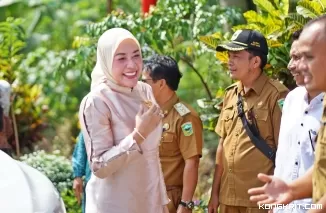 Ketua TP-PKK Kabupaten Solok Tinjau Persiapan Lomba Kader Posyandu Berprestasi di Nagari Koto Sani