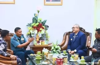 Perkuat Sinergi dan Kerja Sama, Pj Wako Padang Sambut Kunjungan Danlantamal II