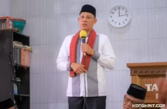 Bupati Pasaman Sabar AS saat meresmikan Mesjid Jamik Taqwa Pauah