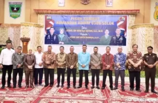Pisah Sambut Komandan Kodim 0309Solok, Zul Elfian Umar Mari Bangun Solok Raya Bersama