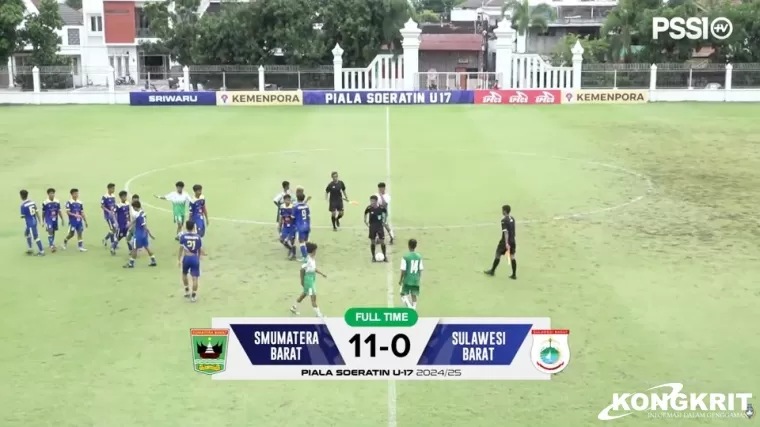 Persikopa Libas Mandar United 11-0 di Piala Soeratin U-17 Nasional