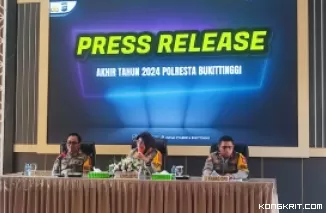 Polresta Bukittinggi Evaluasi Kinerja 2024, Bahas Capaian, Inovasi, dan Tantangan