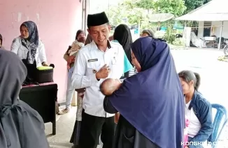Wali Nagari Aia Manggih Selatan Ajak Warga Aktif di Kegiatan Posyandu