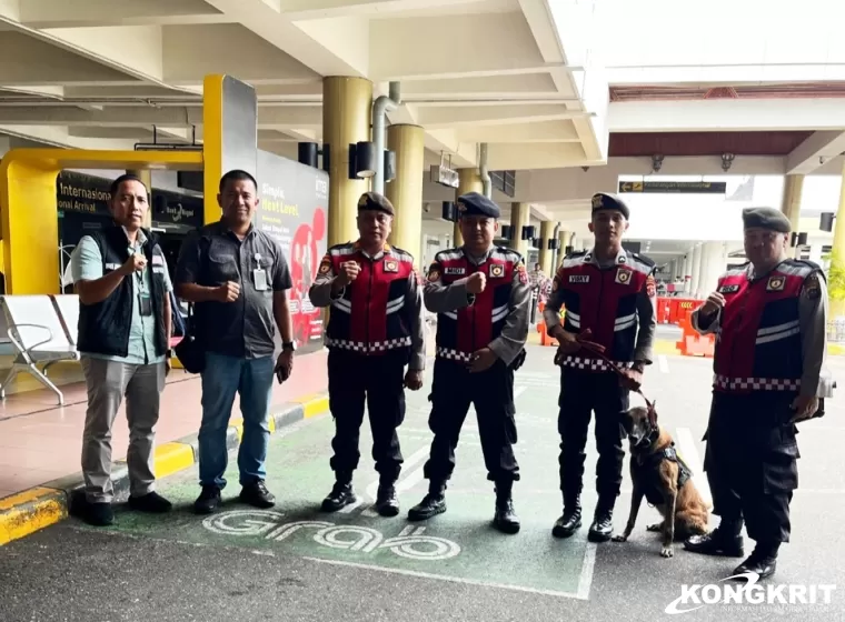 Polda Sumbar Turunkan Unit K9 untuk Tingkatkan Pengawasan Narkoba di Bandara Internasional Minangkabau