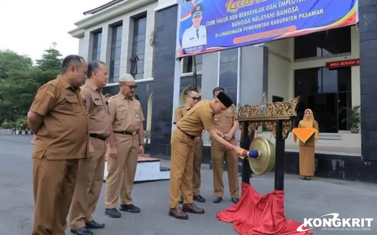 Bupati Sabar AS Luncurkan Core Value ASN BerAKHLAK di Kabupaten Pasaman