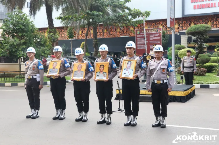 Kapolda Metro Jaya Laksanakan Upacara, Empat Anggota Diberhentikan Tidak Dengan Hormat