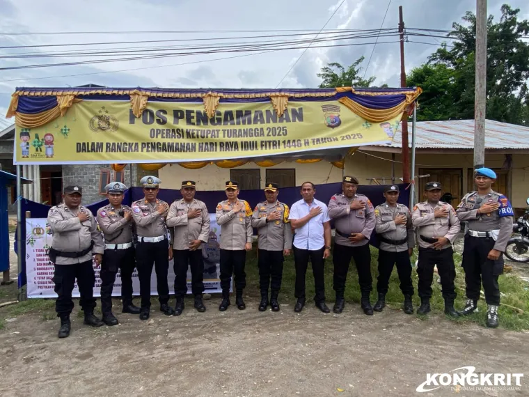 Operasi Ketupat Turangga 2025, Kapolres Nagekeo Cek Pos Pengamanan