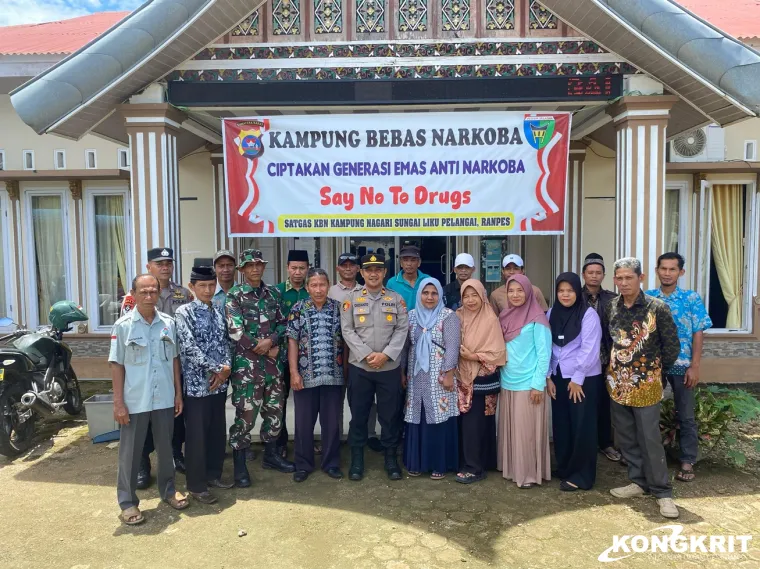 Polres Pesisir Selatan Resmi Luncurkan 8 Kampung Tangguh Anti Narkoba