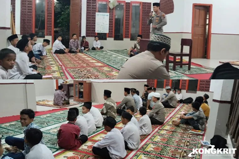 Polsek Pancung Soal Gelar Sholat Subuh Berjamaah dan Imbau Warga Waspada Keamanan selama Ramadan