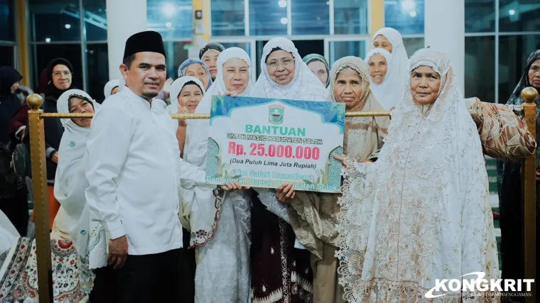 Wakil Bupati Solok Hadiri Safari Ramadhan di Masjid Baiturrahman Paninggahan