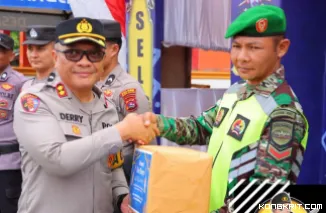 Kapolres Pesisir Selatan Kunjungi Pos Pengamanan Lebaran Idul Fitri 1446 H