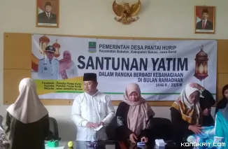 Kepala Desa Pantai Hurip Salurkan Ratusan Paket Santunan untuk Anak Yatim di Bulan Suci Ramadhan