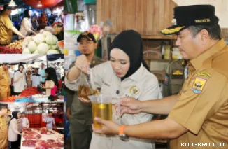 Menjelang Idul Fitri Anggota DPR RI dan Wako Pariaman Sidak Pasar Pastikan Harga Kebutuhan Pokok Tetap Stabil