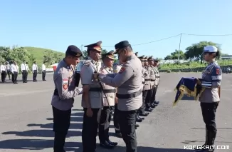 Polres Nagekeo Gelar Upacara Serah Terima Jabatan