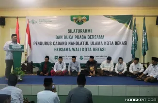 Wako Bekasi Hadiri Buka Puasa Bersama PCNU Kota Bekasi di Gedung NU Center El-Said