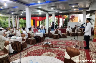 Wali Kota dan Wakil Wali Kota Solok Gelar Buka Puasa Bersama dan Jumpa Pers dengan Wartawan