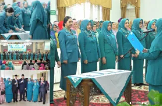 Yosneli Balad Resmi Dilantik Sebagai Ketua TP PKK, Ketua Tim Pembina Posyandu, dan Ketua Dekranasda Kota Pariaman