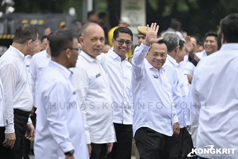 Bupati dan Wakil Bupati Terpilih Rohil Jalani Gladi Bersih Jelang Pelantikan di Istana Negara