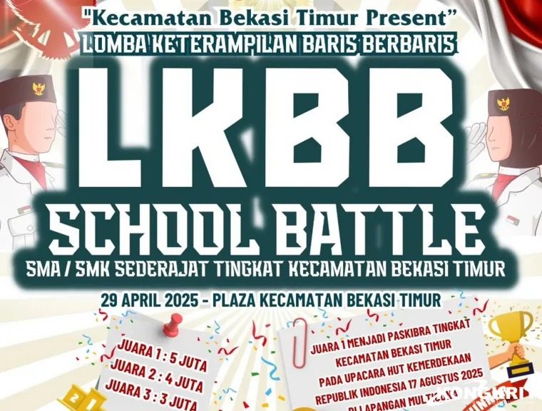 Camat Bekasi Timur Gelar LKBB Tingkat Kecamatan dalam Rangka HUT RI ke-80