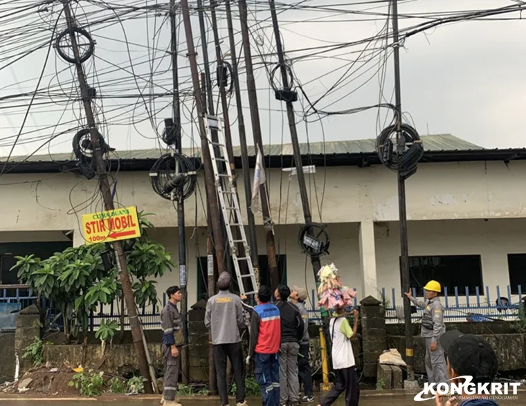 DBMSDA Kota Bekasi Bersama Apjatel Tindaklanjuti Kabel Semrawut di Bantargebang