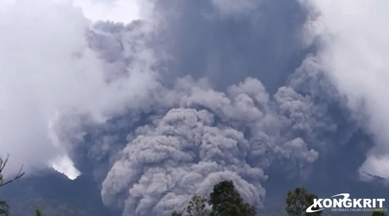 Gunung Marapi Erupsi Lagi Capai Ketinggian 1.500 Meter, Warga Diminta Waspada