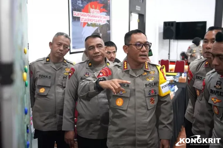 Jelang Mayday 2025, Brimob Polda Metro Jaya Gelar Gladi Posko Kesiapsiagaan