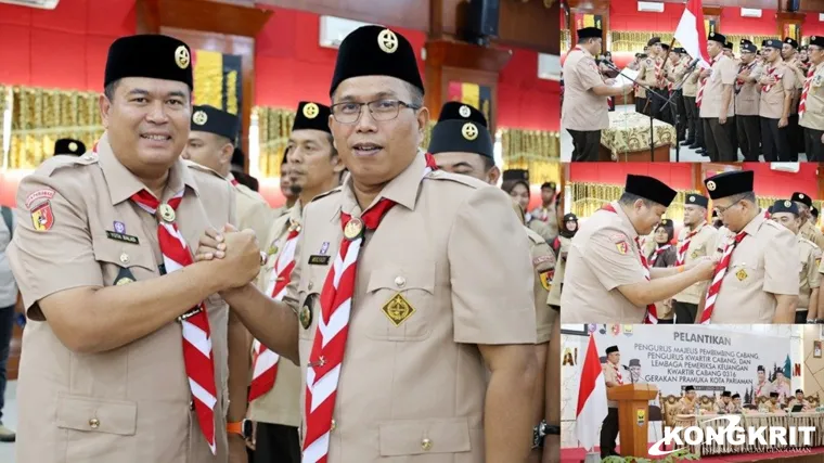 Kamabicab Pramuka Kota Pariaman Lantik Pengurus Kwarcab, LPK, dan DKC Masa Bakti 2025--2030