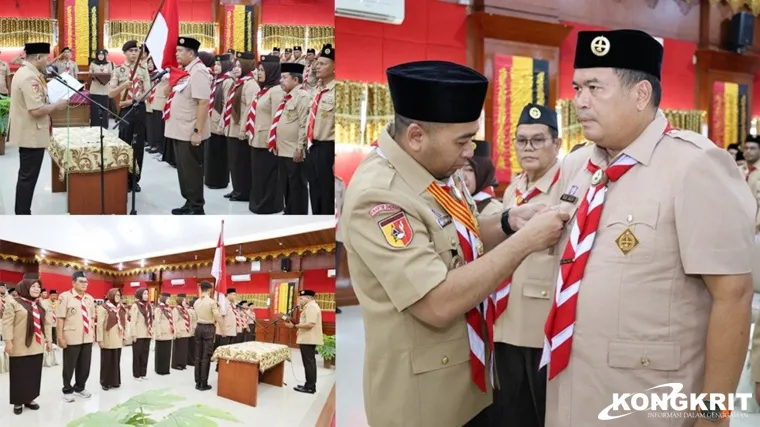 Ketua Kwarda Sumbar Lantik Pengurus Mabicab dan Kwarcab Pramuka Kota Pariaman Masa Bakti 2025--2030